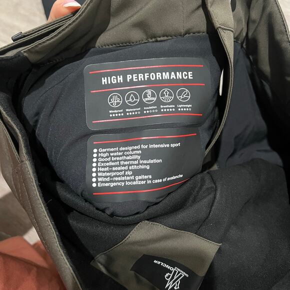 Moncler Green Grenoble Snow Weatherproof Pants Small - Picture 14 of 15